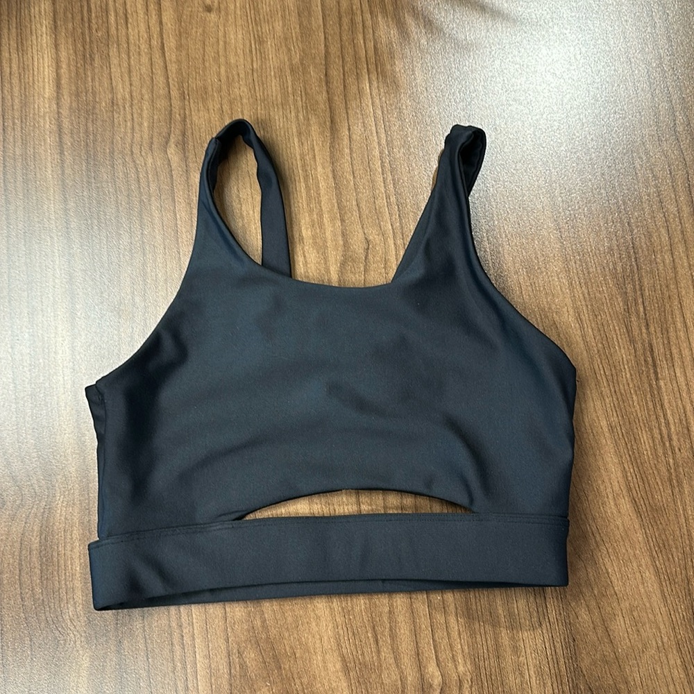 Beyond Athletica size small cut out bra